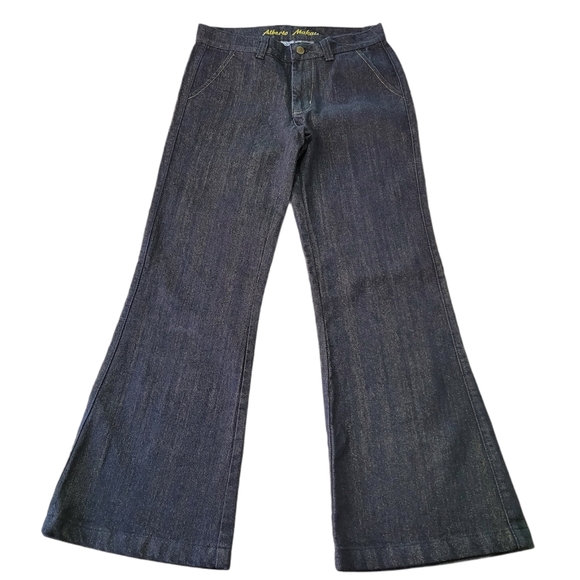 Women's Alberto Makali Flare Jeans Sz 4 - Picture 1 of 6